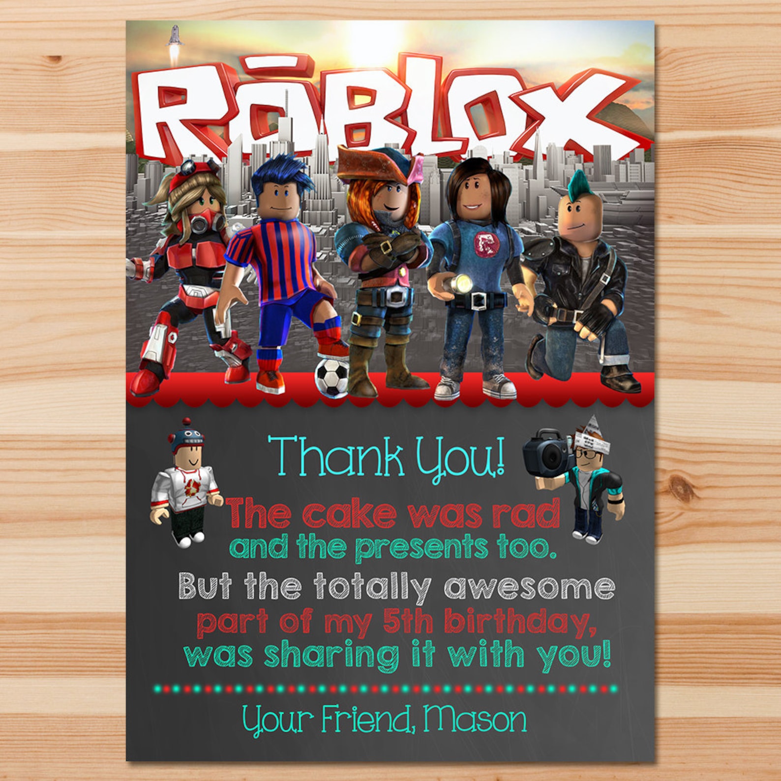 Thank you roblox