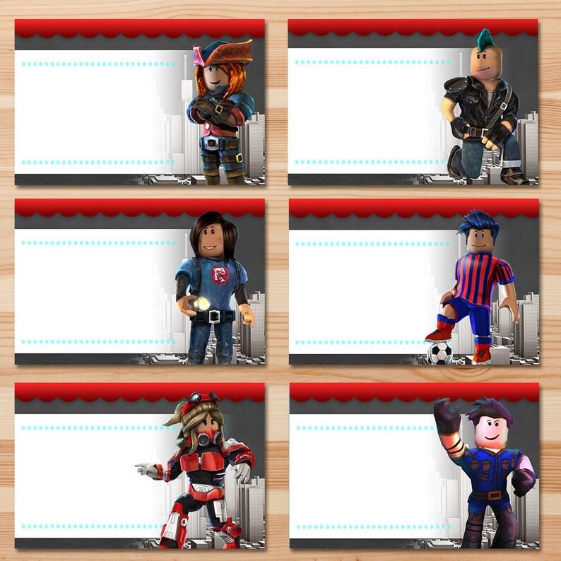 Roblox Food Tents Roblox Food Labels Roblox Party Roblox Etsy - image 0