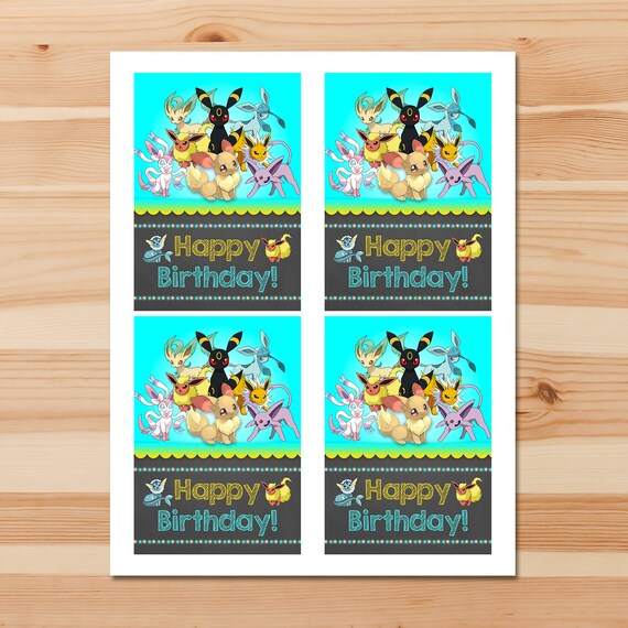 Pokemon Eevee Evolutions Capri Sun Labels Blue Girl Pokemon Etsy - this roblox capri sun label in a red and teal design is a perfect