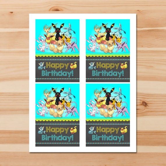 Pokemon Eevee Evolutions Capri Sun Labels Blue Girl Pokemon Etsy - this roblox capri sun label in a red and teal design is a perfect