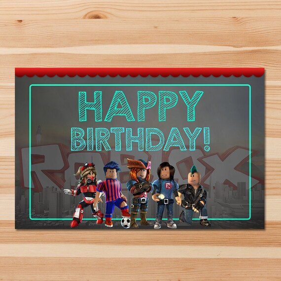 Roblox Party Placemats Chalkboard Roblox Place Settings Roblox Birthday Party Roblox Printable Roblox Birthday Party Favor 100501 - m g roblox