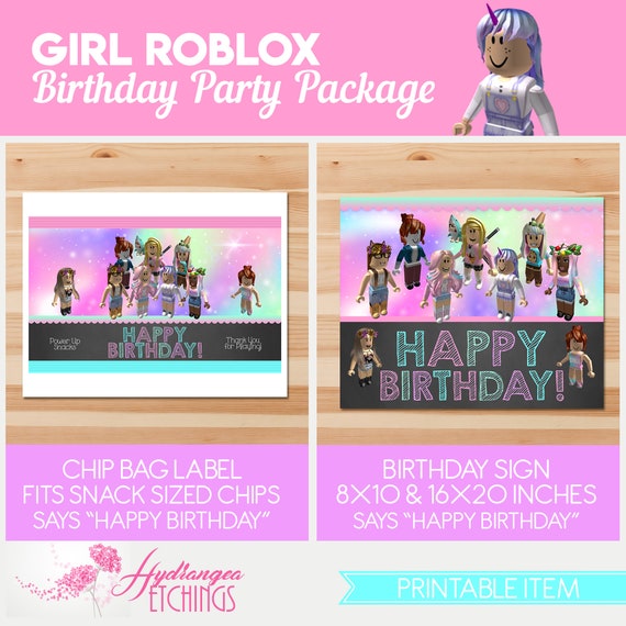 Paquete De Fiesta De Cumpleaños De La Chica Roblox Chica Roblox Fiesta Imprimibles Rosa Roblox Fiesta Chica Roblox Party Decoración 100925 - girl roblox chip bag label pink roblox birthday party roblox party favors roblox snack bag label roblox birthday party 100926