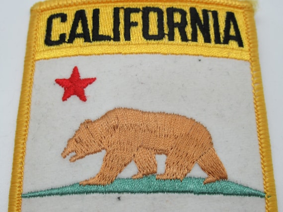 California State Flag Vintage Souvenir Travel Iro… - image 3