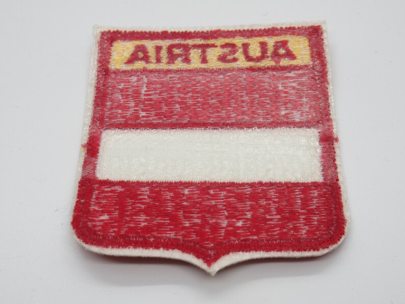 Austria Flag Souvenir Iron On Emblem Travel Patch
