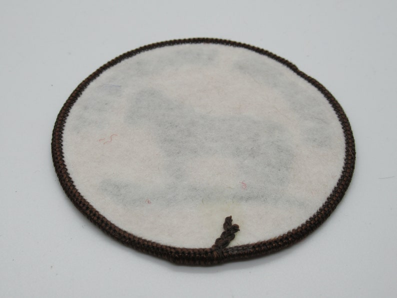 Wyoming University Cowboys Horse Vintage Sew On 3 Circular Patch