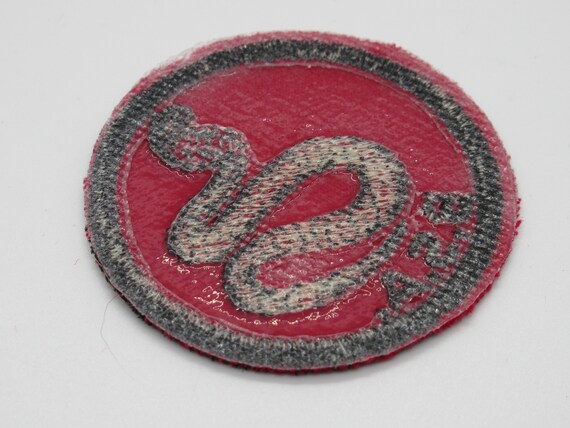 Striking Cobra BSA Boy Scout Vintage Sew On Circu… - image 4