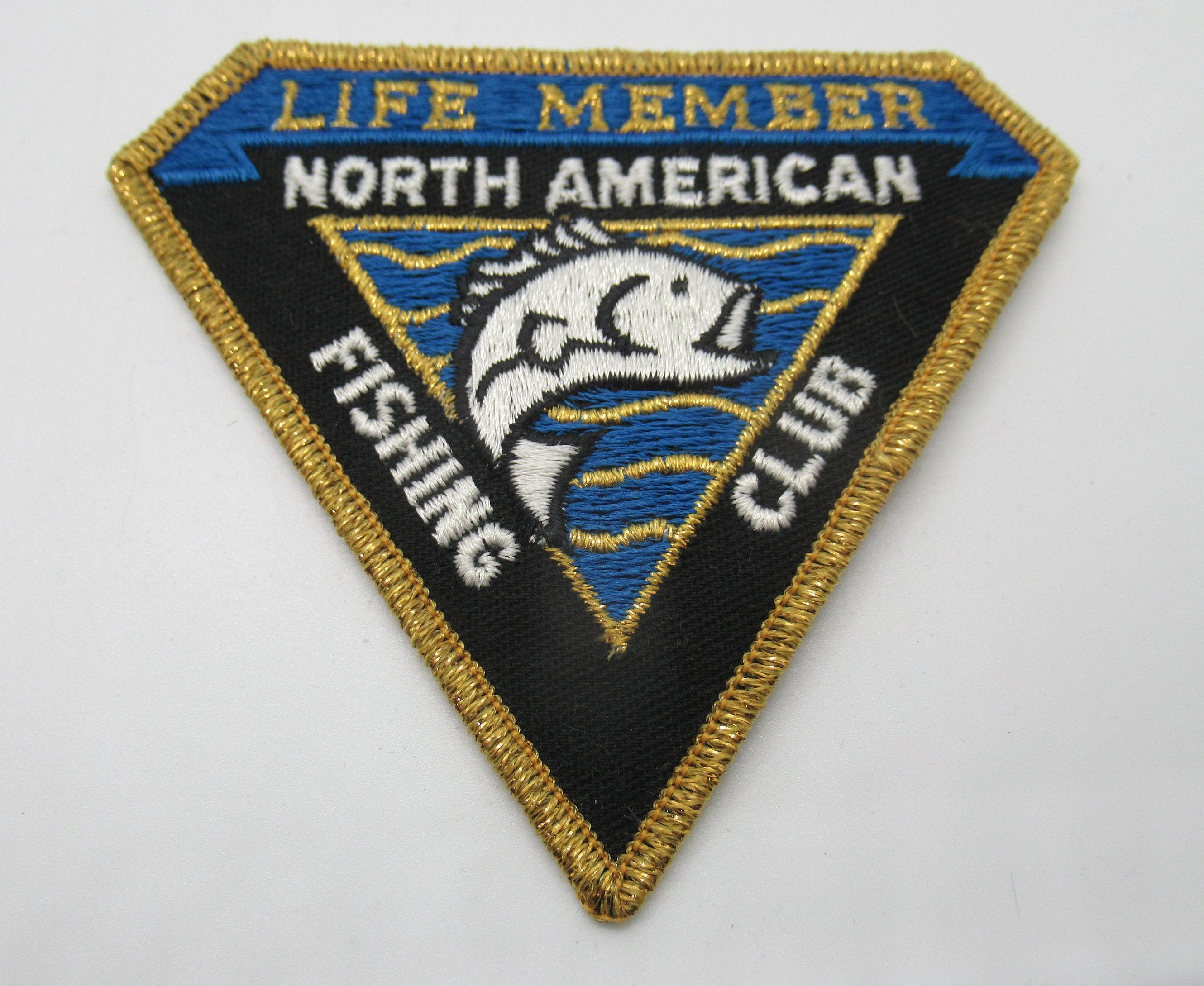 Life Member North American Fishing Club Vintage Diamond Iron-on