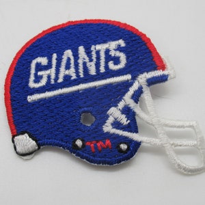 New York Giants NFL Football Helmet Iron On Patch