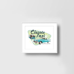 Classic Taxi Printable Chevy