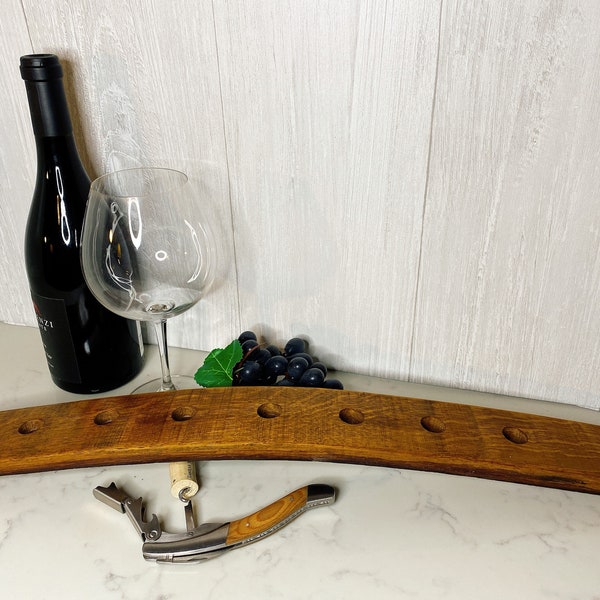 Wine stopper barrel stave holder 24”