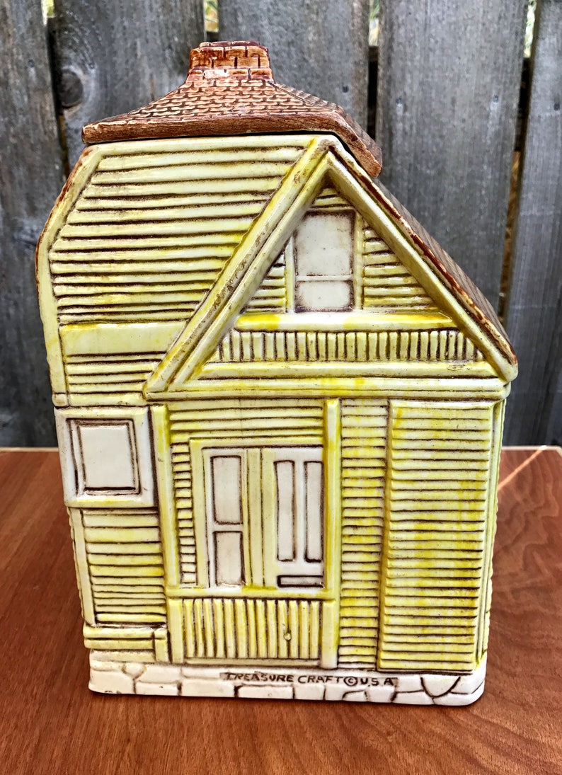 Vintage Cookie Jar Treasure Craft Cookie Jar Ceramic Cookie Etsy