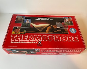 Vintage Thermophore Blanket Automatic Moist Heat Pack, Vintage Heating Pad, 70's