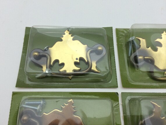 Maple Leaf Drawer Pulls Vintage Dresser Hardware Dresser Etsy