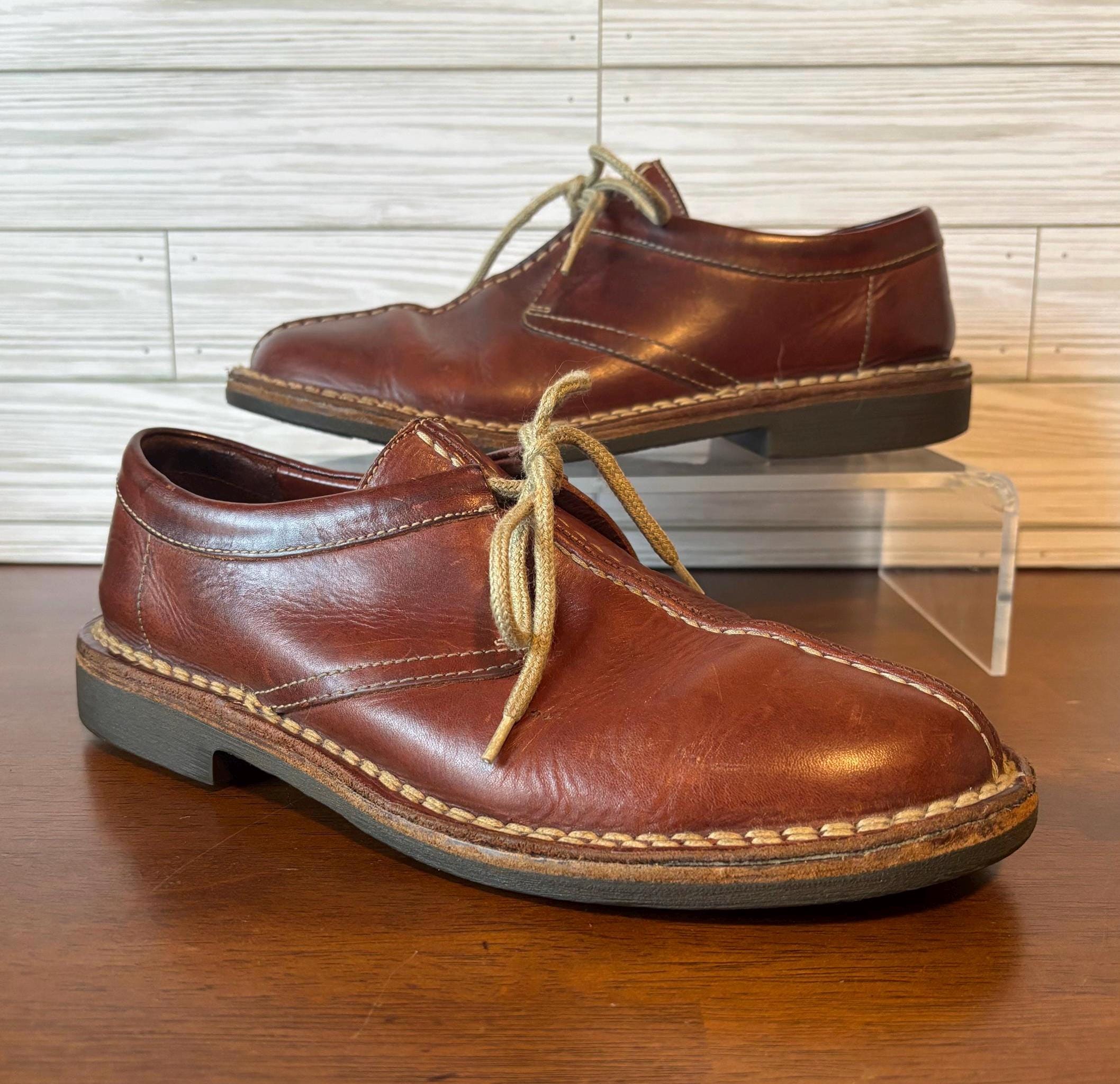 Vintage Cole Haan Country Red Suede Leather Men\'s Size 10.5M Derby/Oxford Shoes Men main image 2