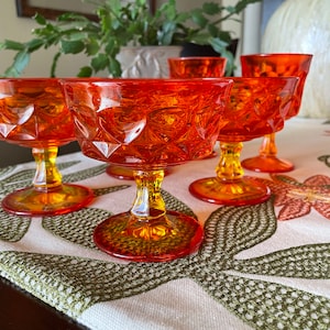 Vintage Noritake Glasses, Thumb Print Pattern, Champaign and Wine Glasses, Vintage Drinkware