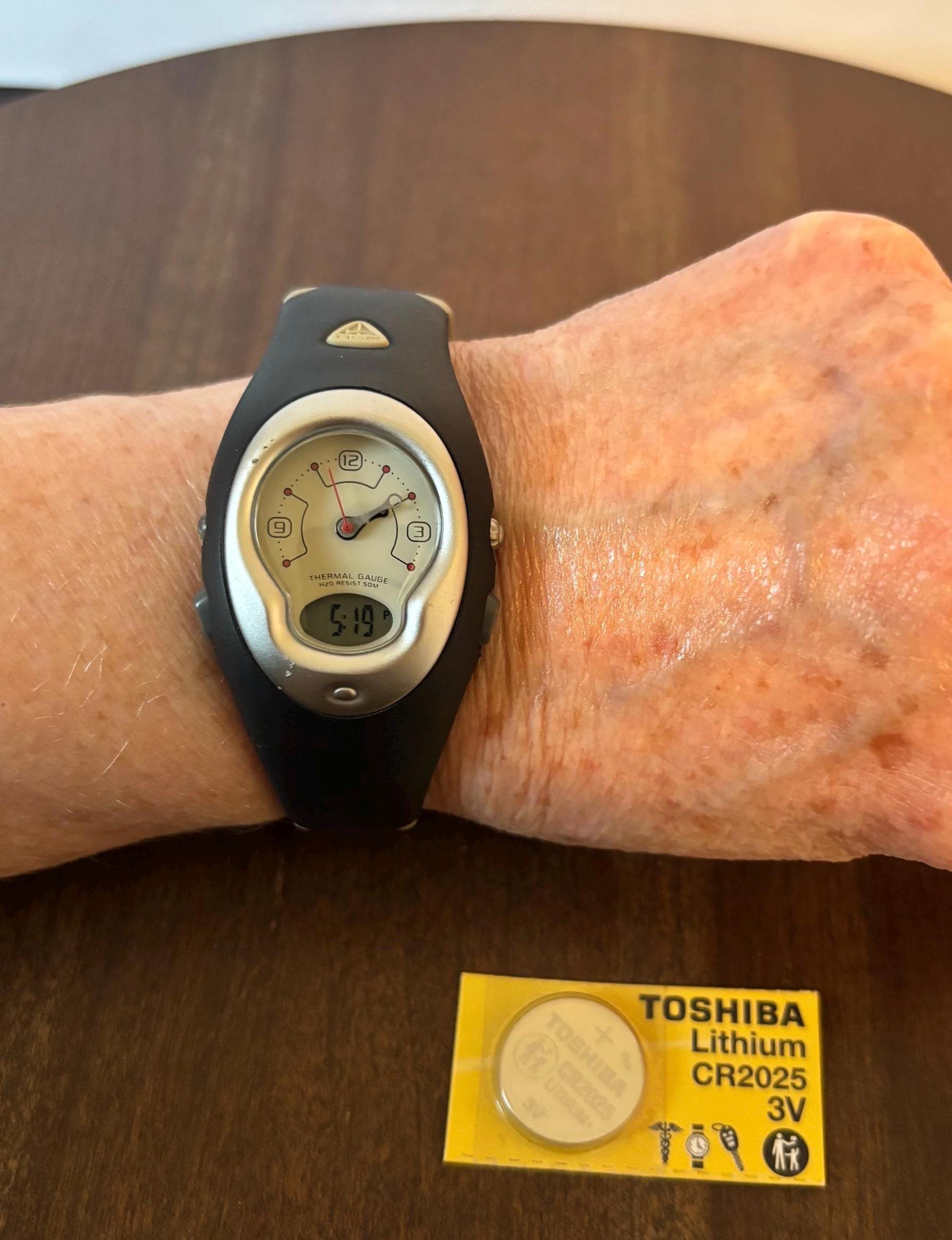 Nike ACG Thermal Gaugel Wrist Watch, Extra Battery Included With