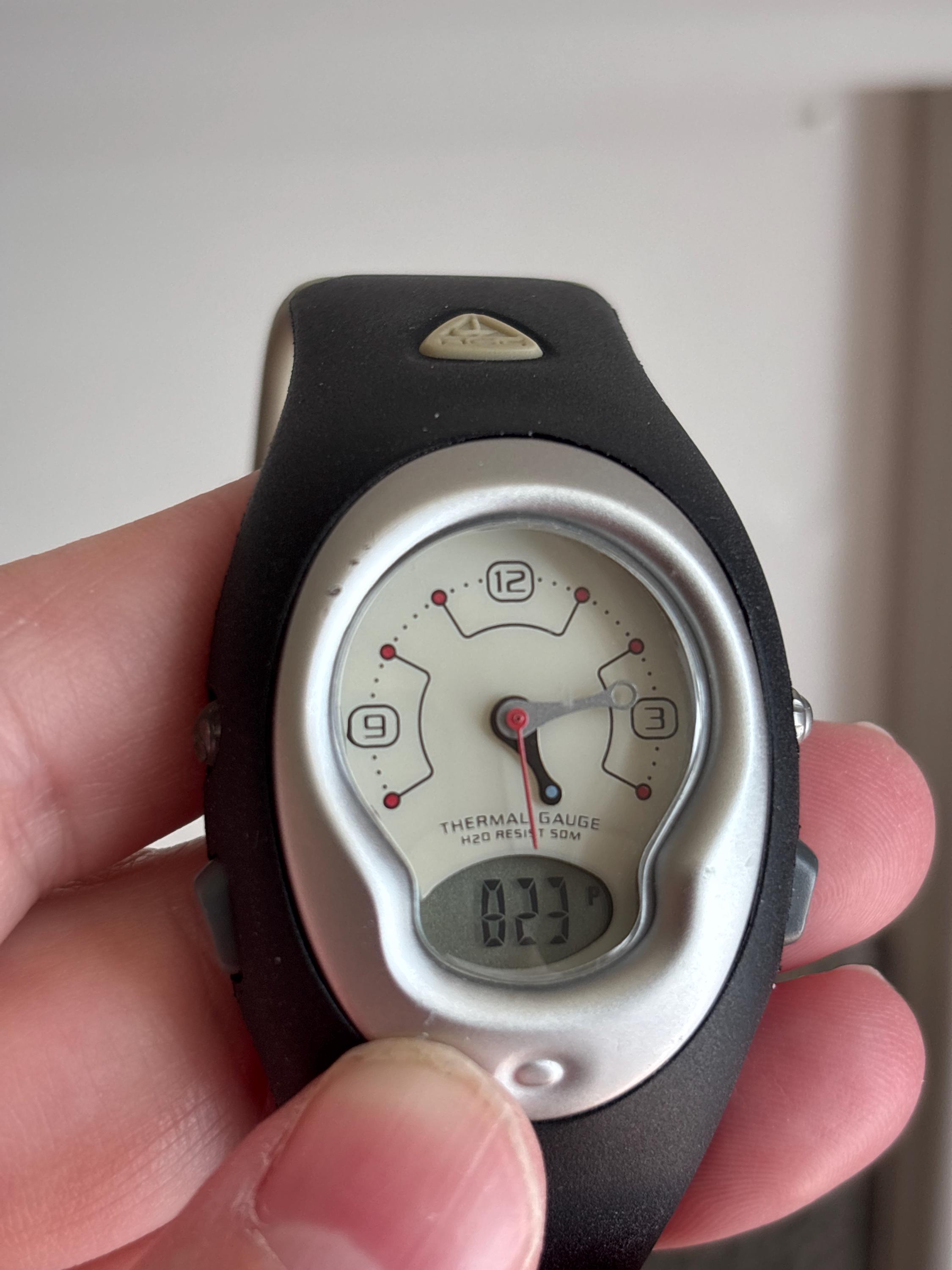 Nike ACG Thermal Gaugel Wrist Watch, Extra Battery Included With