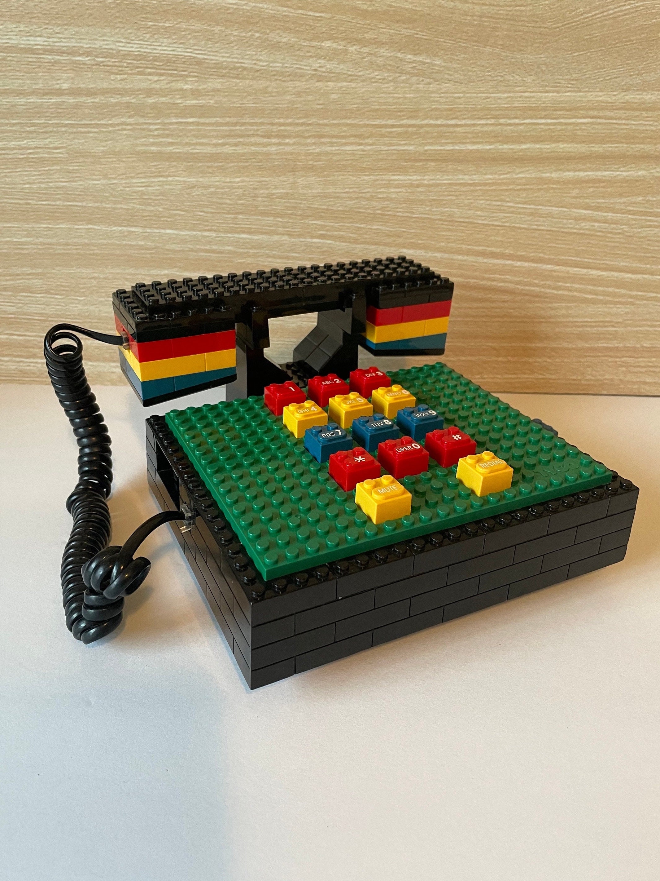 Vintage Tyco Lego Telephone, Lego Phone, Vintage Telephone