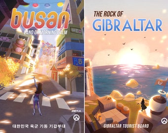 Overwatch Travel Prints Posters