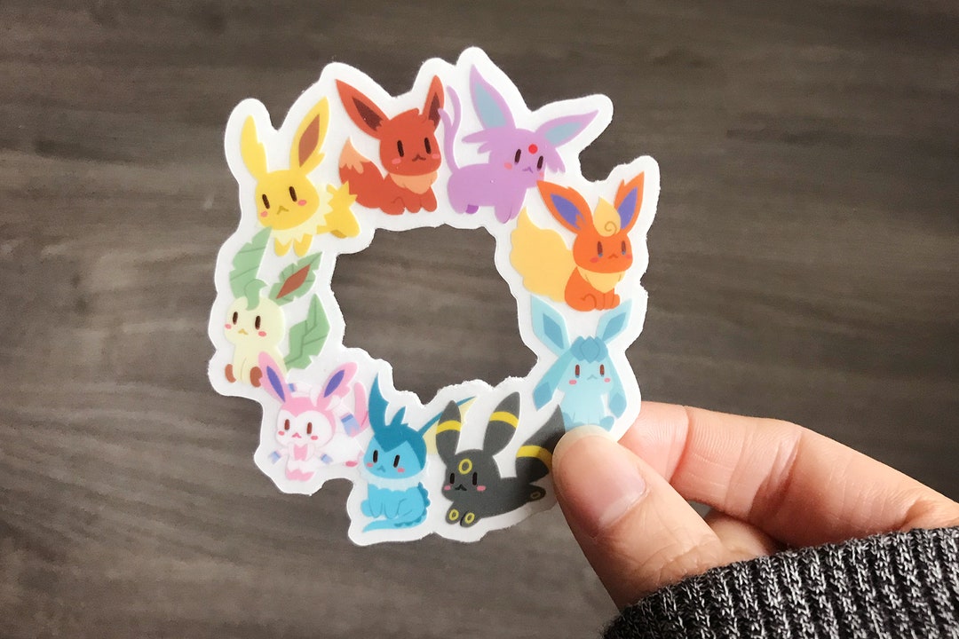 Eevelution Vinyl Sticker - Etsy