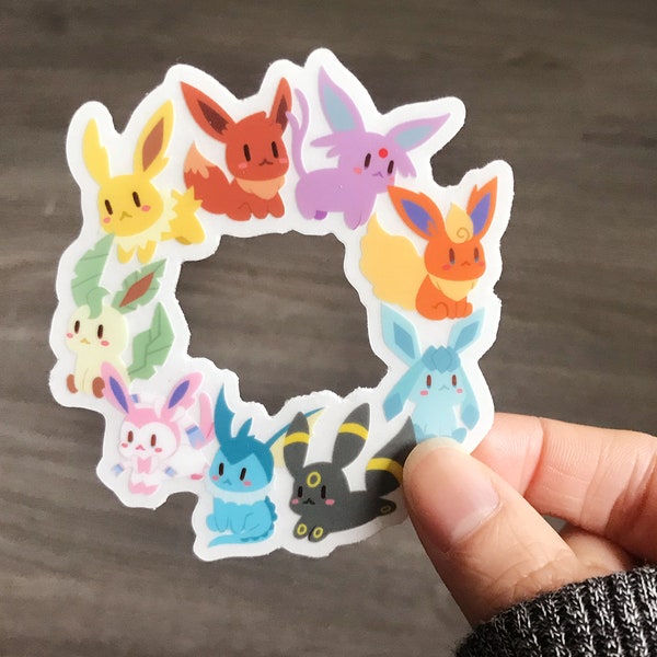 Eevelution Vinyl Sticker