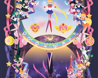 Sailor Moon Sailor Scouts • Print • Poster