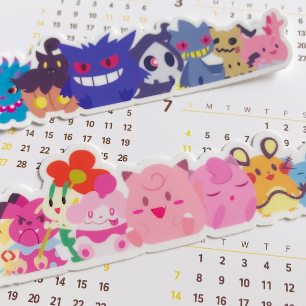 Ghost and Fairy Vinyl Sticker pack