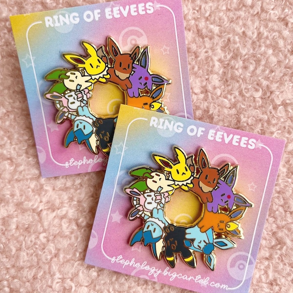 Eveelution Enamel Pin