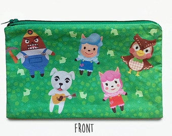 AC • ACNH • Animal Village • Cute Animal • 3DS • Pencil Case • Pouch • Bag