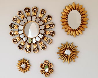 Peruvian Mirrors "Rosa Venosa "- Interior decoration - Wall Mirror - Home decoration- Decorative mirrors - Peruvian Crafts