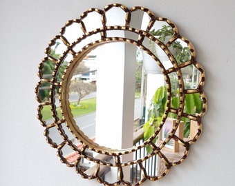 Peruvian Mirrors "Harmonious 35cm"- Interior decoration - Wall mirror - Home decoration- Decorative mirrors - Crafts