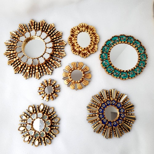 Peruvian Wall Mirror Starburst Etsy
