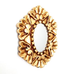 Peruvian Mirrors &quot;Concha 25cm&quot; - Interior decoration - Wall mirror - Home decoration - Decorative mirrors - Peruvian Crafts