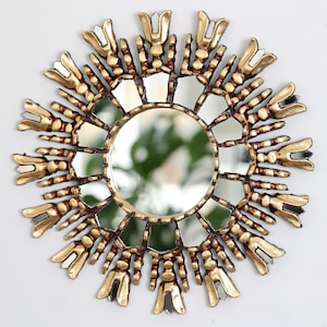 Peruvian Mirrors &quot; Copa 35cm &quot;- Interior decoration - Wall mirror - Home decoration - Decorative mirrors - Peruvian Crafts