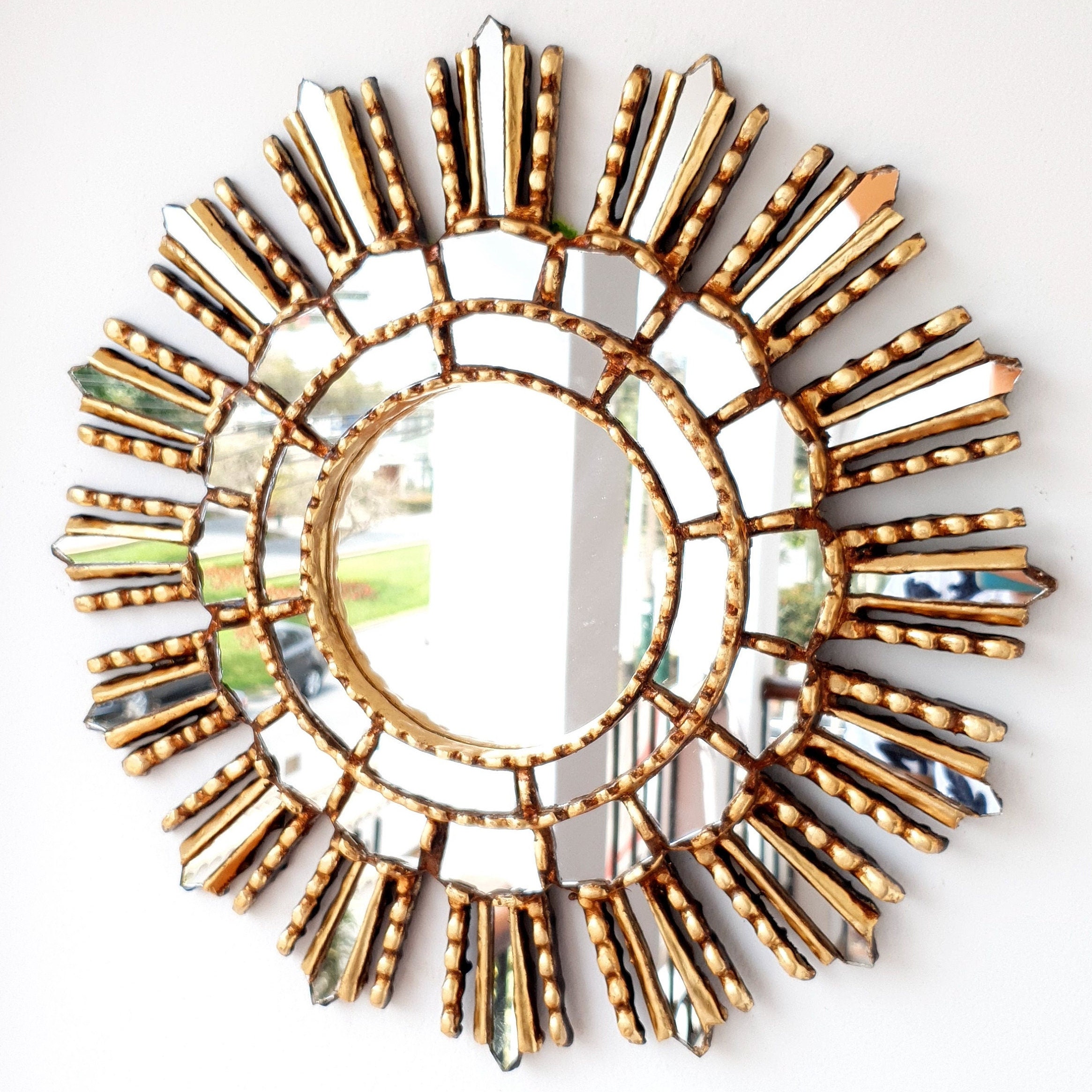 Peruvian Mirrors "Lima Fino 45cm" - Wall Mirror Home Decor Decorative Crafts