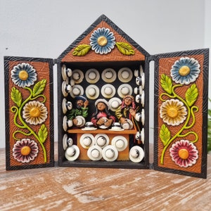 Andenaltar &quot;Hutverkauf&quot; - Innendekoration - Wandspiegel - Wohndekoration - Dekorative Spiegel RA000036