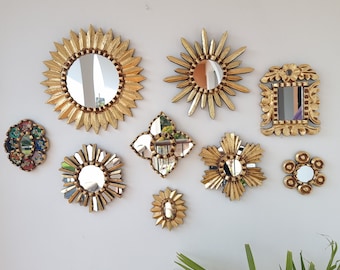 Peruvian Mirrors "Romántica" - Interior decoration - Wall Mirror - Home decoration - Decorative mirrors - Peruvian Crafts