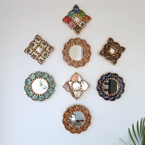 Peruvian Mirrors &quot;Harmonious Collection&quot; - Interior decoration - Wall mirror - Home decoration - Decorative mirrors - Crafts