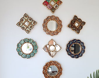 Peruvian Mirrors "Harmonious Collection" - Interior decoration - Wall Mirror - Home decoration- Decorative mirrors - Handicrafts