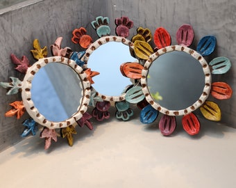 Peruvian Mirrors " Luxury Polychrome Collection - Interior decoration - Wall Mirror - Home decoration- Decorative mirrors