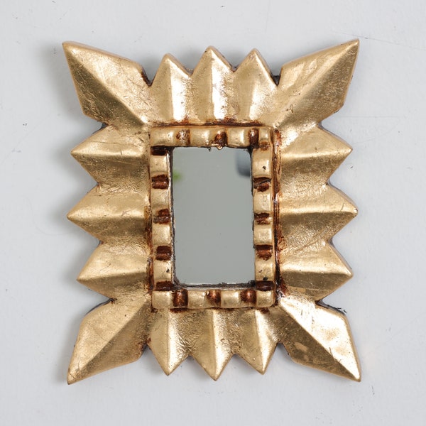 Peruvian Mirrors "1 Rectangular Mirror 15cm / 6 inch" - Interior decoration - Wall mirror - Home decoration - Decorative mirrors