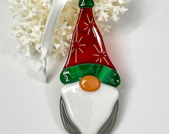 Christmas ornament – gnome – red, white and green