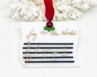 Christmas ornament – music Joy to the World