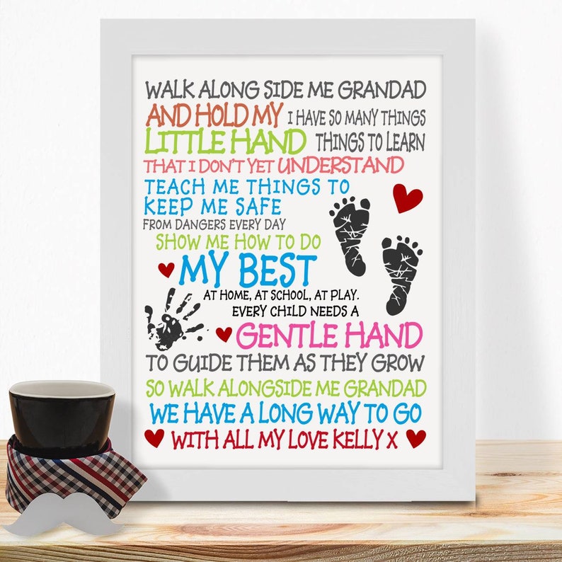 Download Personalised Birthday Fathers Day Gifts For Grandad Grandpa Etsy