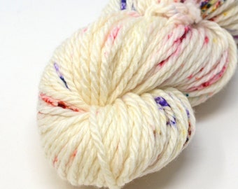 hand dyed yarn | bulky weight yarn | speckled yarn | bulky yarn | speckles | Sweater Yarn | 100% SWM |multi | Winifred