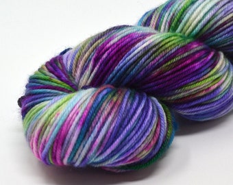 hand dyed yarn | dk weight yarn | dk yarn | 100% Superwash merino | merino wool | Sweater Yarn | variegated yarn | Butterfly Effect