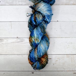 Mandy Slub | hand dyed yarn | fingering weight yarn | Yarn | Speckled Yarn | fingering yarn | Sock Yarn | multi colored | Chesapeake Sunset