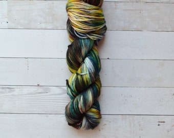 Aubs Worsted | hand dyed yarn | handdyed yarn | hand dyed worsted yarn | hand painted yarn | worsted yarn | worsted weight | Log Cabin