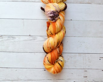 hand dyed yarn | dk weight yarn | dk yarn | 100% Superwash merino | merino wool | Sweater Yarn | hat yarn | multi colored | Corn Maze