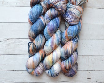 hand dyed yarn | fingering weight yarn | Yarn | Superwash | fingering yarn | Sock Yarn | multi colored | A Stroll In The Park